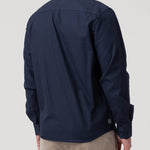 Camisa Algodón Orgánico Hombre Leeds Azul Rockford