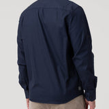 Camisa Algodón Orgánico Hombre Leeds Azul Rockford
