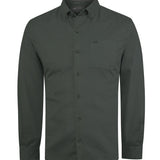 Camisa Algodón Orgánico Hombre Leeds Verde Rockford