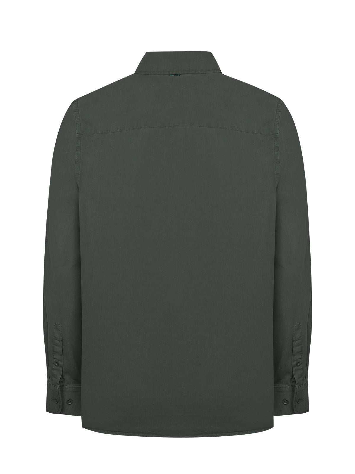 Camisa Algodón Orgánico Hombre Leeds Verde Rockford