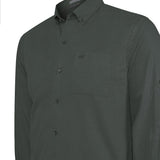 Camisa Algodón Orgánico Hombre Leeds Verde Rockford