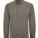 Camisa Algodón Orgánico Hombre Corduroy Café Rockford