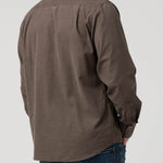 Camisa Algodón Orgánico Hombre Corduroy Café Rockford