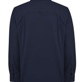 Camisa Algodón Orgánico Hombre Corduroy Azul Rockford