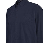 Camisa Algodón Orgánico Hombre Corduroy Azul Rockford