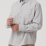 Camisa Algodón Orgánico Hombre Corduroy Gris Rockford