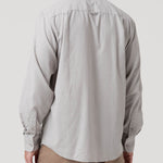 Camisa Algodón Orgánico Hombre Corduroy Gris Rockford