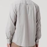 Camisa Algodón Orgánico Hombre Corduroy Gris Rockford
