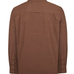 Camisa Algodón Orgánico Hombre Corduroy Café Rockford