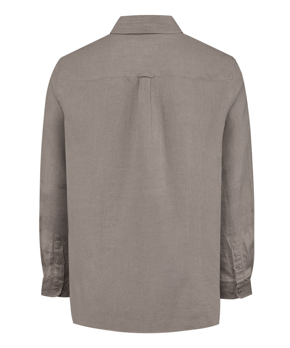 Camisa Lino Orgánico Hombre Linen Café Rockford