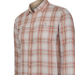 Camisa Algodón Orgánico Hombre Bradford Café Cuadrillé Rockford