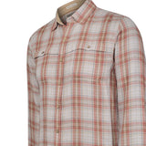 Camisa Algodón Orgánico Hombre Bradford Café Cuadrillé Rockford