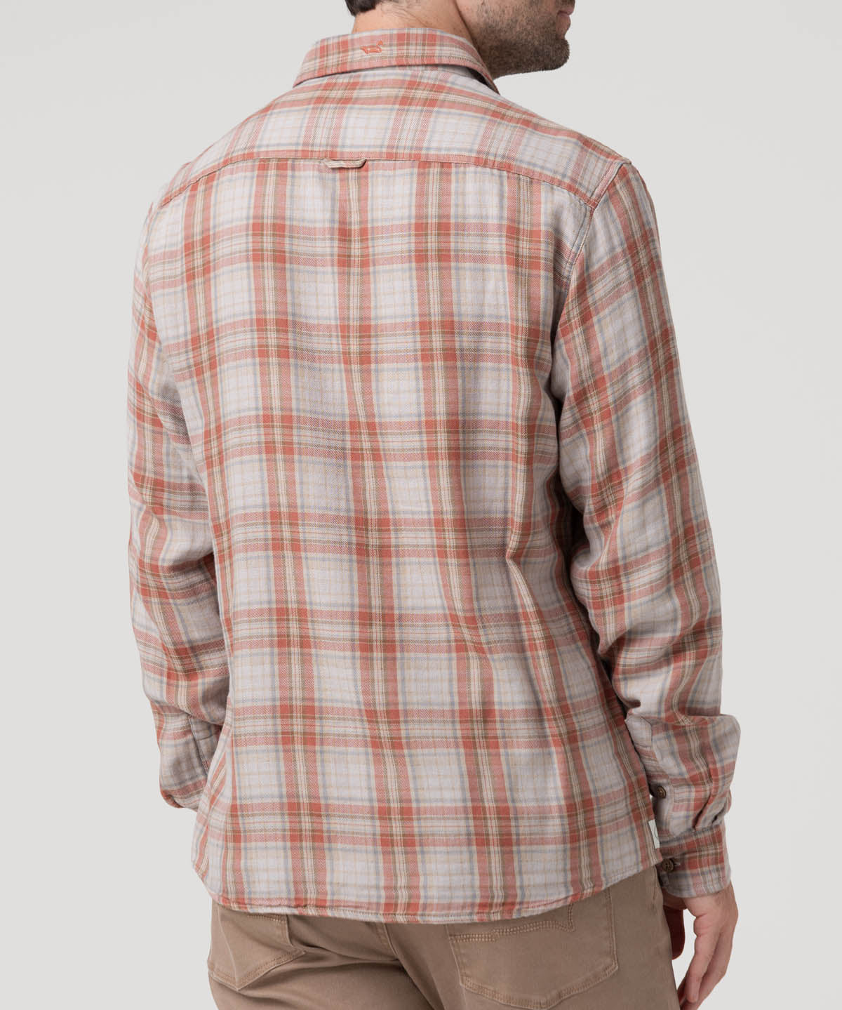 Camisa Algodón Orgánico Hombre Bradford Café Cuadrillé Rockford