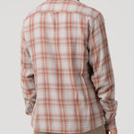 Camisa Algodón Orgánico Hombre Bradford Café Cuadrillé Rockford