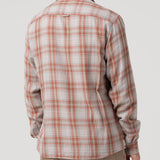 Camisa Algodón Orgánico Hombre Bradford Café Cuadrillé Rockford