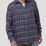 Camisa Algodón Orgánico Hombre Bradford Azul Cuadrillé Rockford