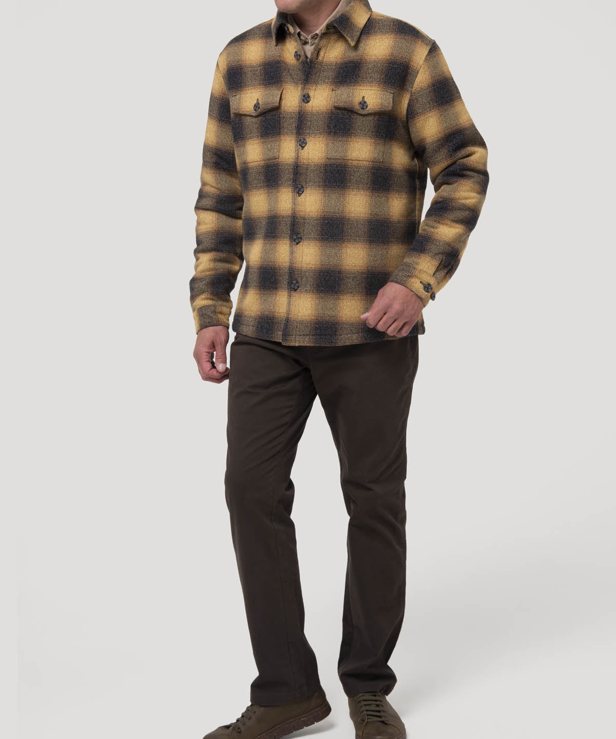 Chaqueta Algodón Orgánico Hombre Norwood Café Rockford