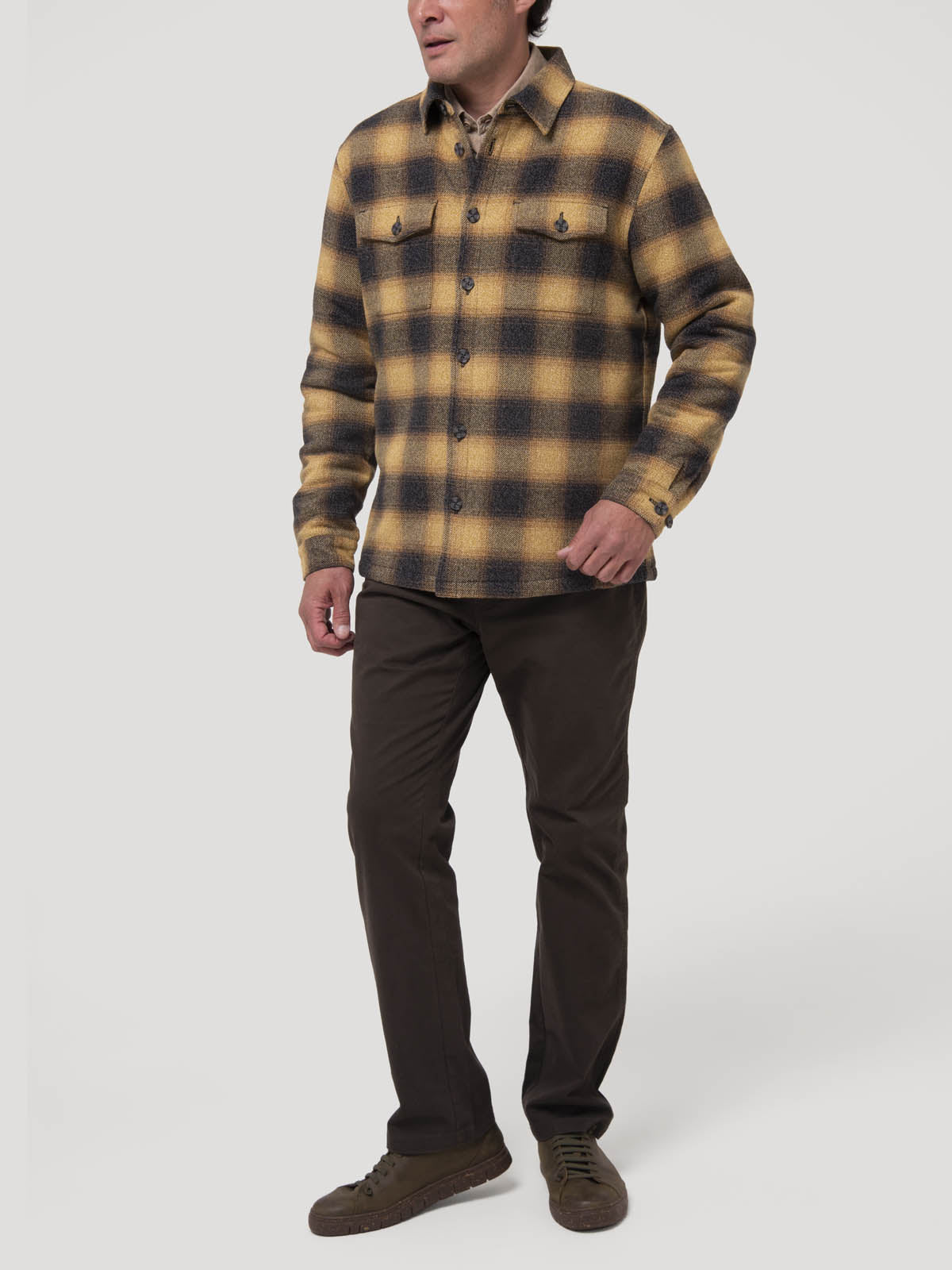 Chaqueta Algodón Orgánico Hombre Norwood Café Rockford