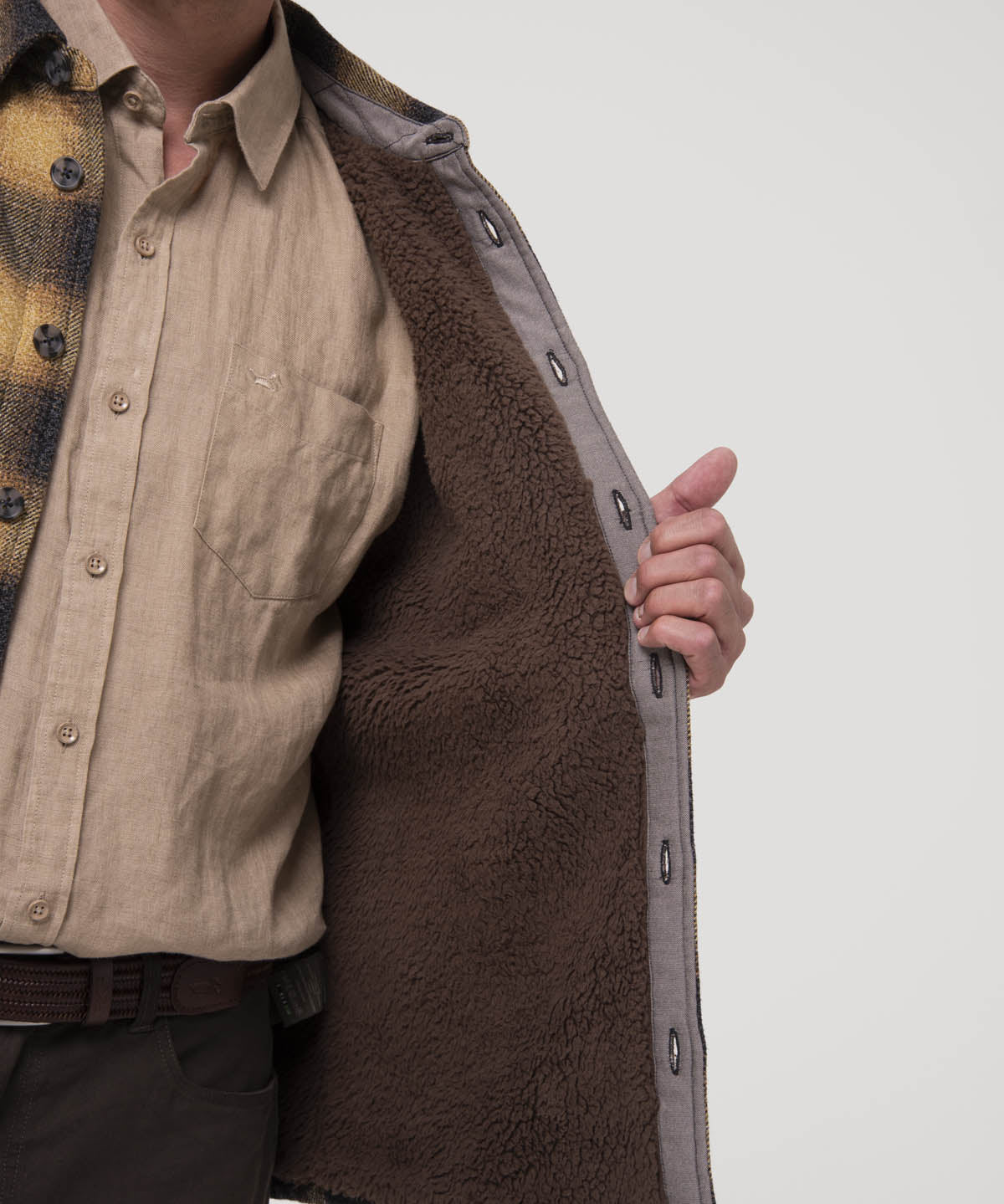 Chaqueta Algodón Orgánico Hombre Norwood Café Rockford