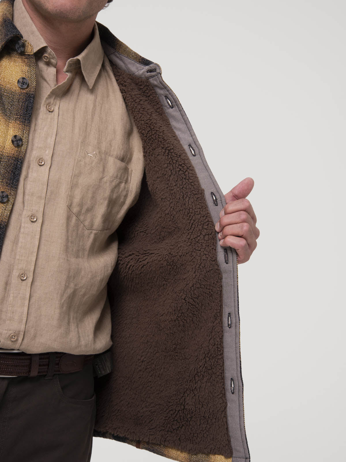 Chaqueta Algodón Orgánico Hombre Norwood Café Rockford