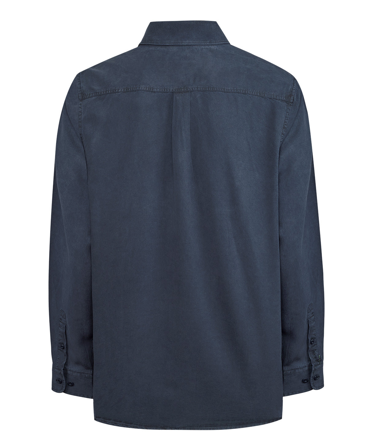 Camisa Tencel Hombre Tencel Azul Rockford