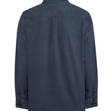 Camisa Tencel Hombre Tencel Azul Rockford