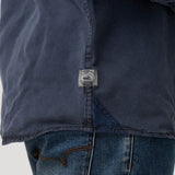 Camisa Tencel Hombre Tencel Azul Rockford