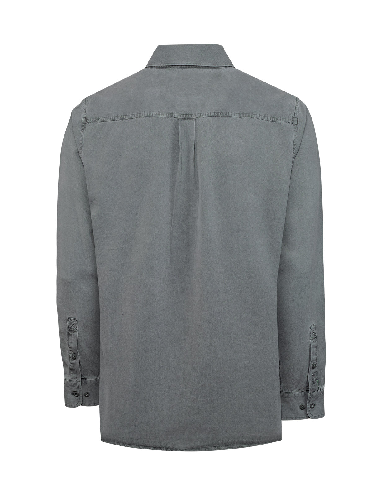 Camisa Tencel Hombre Tencel Gris Rockford