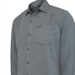 Camisa Tencel Hombre Tencel Gris Rockford