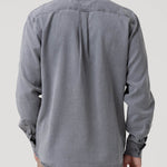 Camisa Tencel Hombre Tencel Gris Rockford