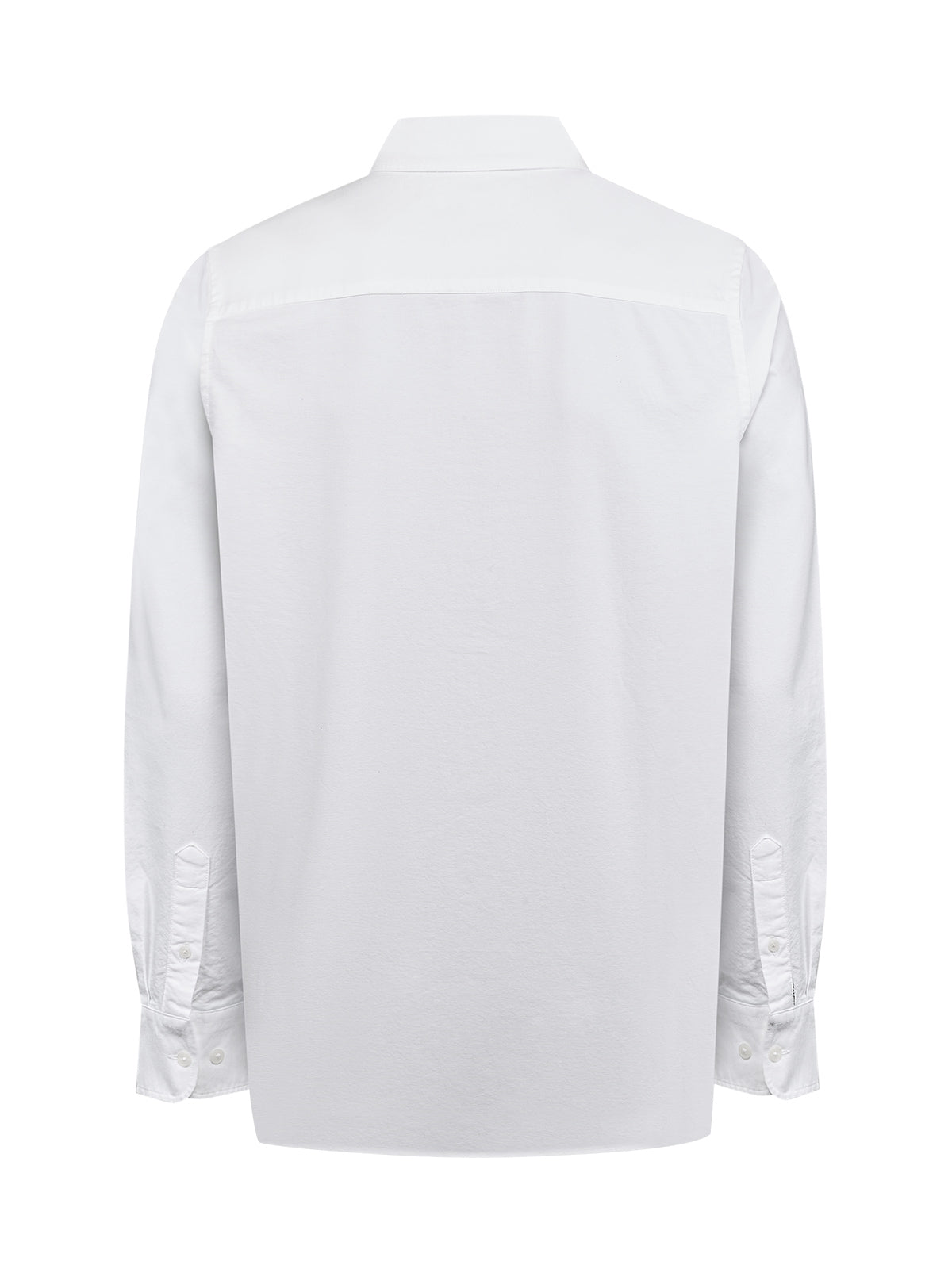 Camisa Algodón Orgánico Hombre Oxford Blanco Rockford