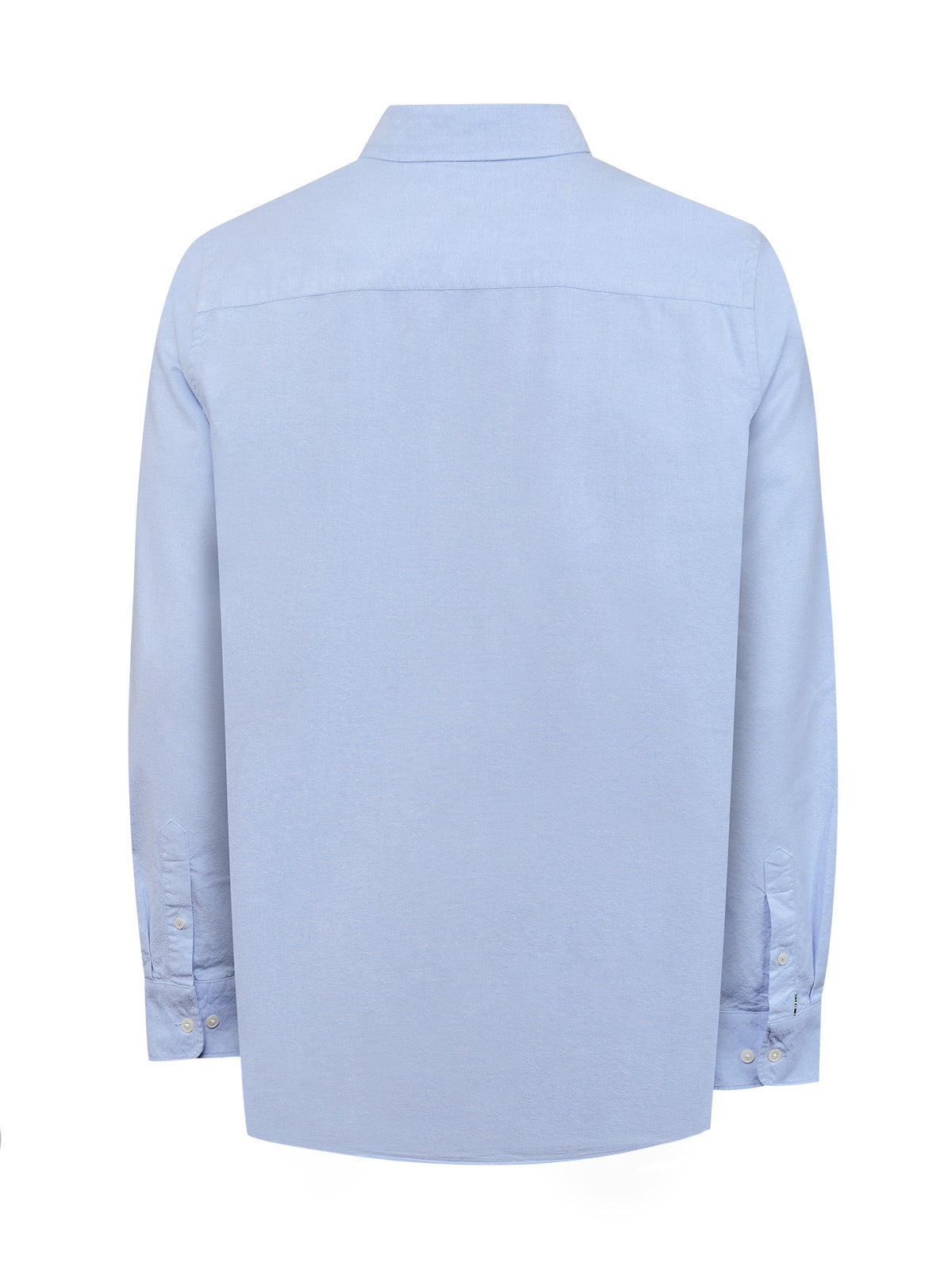 Camisa Algodón Orgánico Hombre Oxford Celeste Rockford