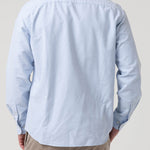 Camisa Algodón Orgánico Hombre Oxford Celeste Rockford