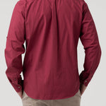 Camisa Algodón Orgánico Hombre Galiton Rojo Rockford