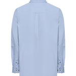 Camisa Algodón Orgánico Hombre Galiton Celeste Rockford