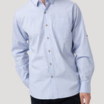 Camisa Algodón Orgánico Hombre Galiton Celeste Rockford