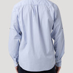 Camisa Algodón Orgánico Hombre Galiton Celeste Rockford