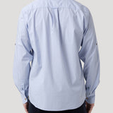 Camisa Algodón Orgánico Hombre Galiton Celeste Rockford