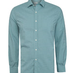 Camisa Algodón Orgánico Hombre Mild Verde Cuadrillé Rockford