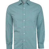 Camisa Algodón Orgánico Hombre Mild Verde Cuadrillé Rockford