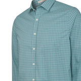 Camisa Algodón Orgánico Hombre Mild Verde Cuadrillé Rockford