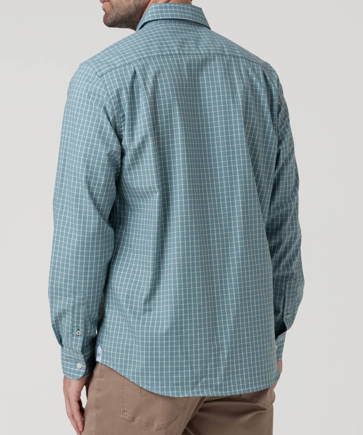Camisa Algodón Orgánico Hombre Mild Verde Cuadrillé Rockford