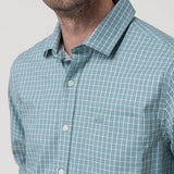 Camisa Algodón Orgánico Hombre Mild Verde Cuadrillé Rockford
