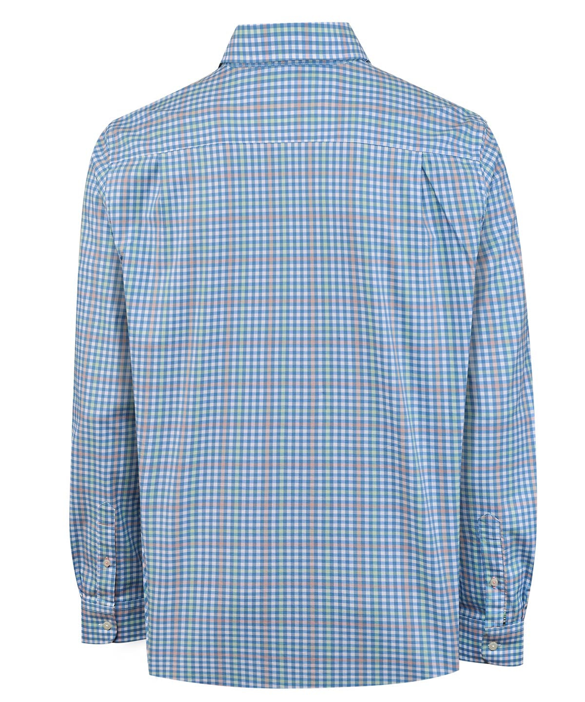 Camisa Algodón Orgánico Hombre Mild Azul Cuadrillé Rockford