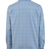 Camisa Algodón Orgánico Hombre Mild Azul Cuadrillé Rockford
