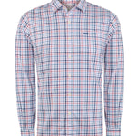 Camisa Algodón Orgánico Hombre Mild Blanco Cuadrillé Rockford