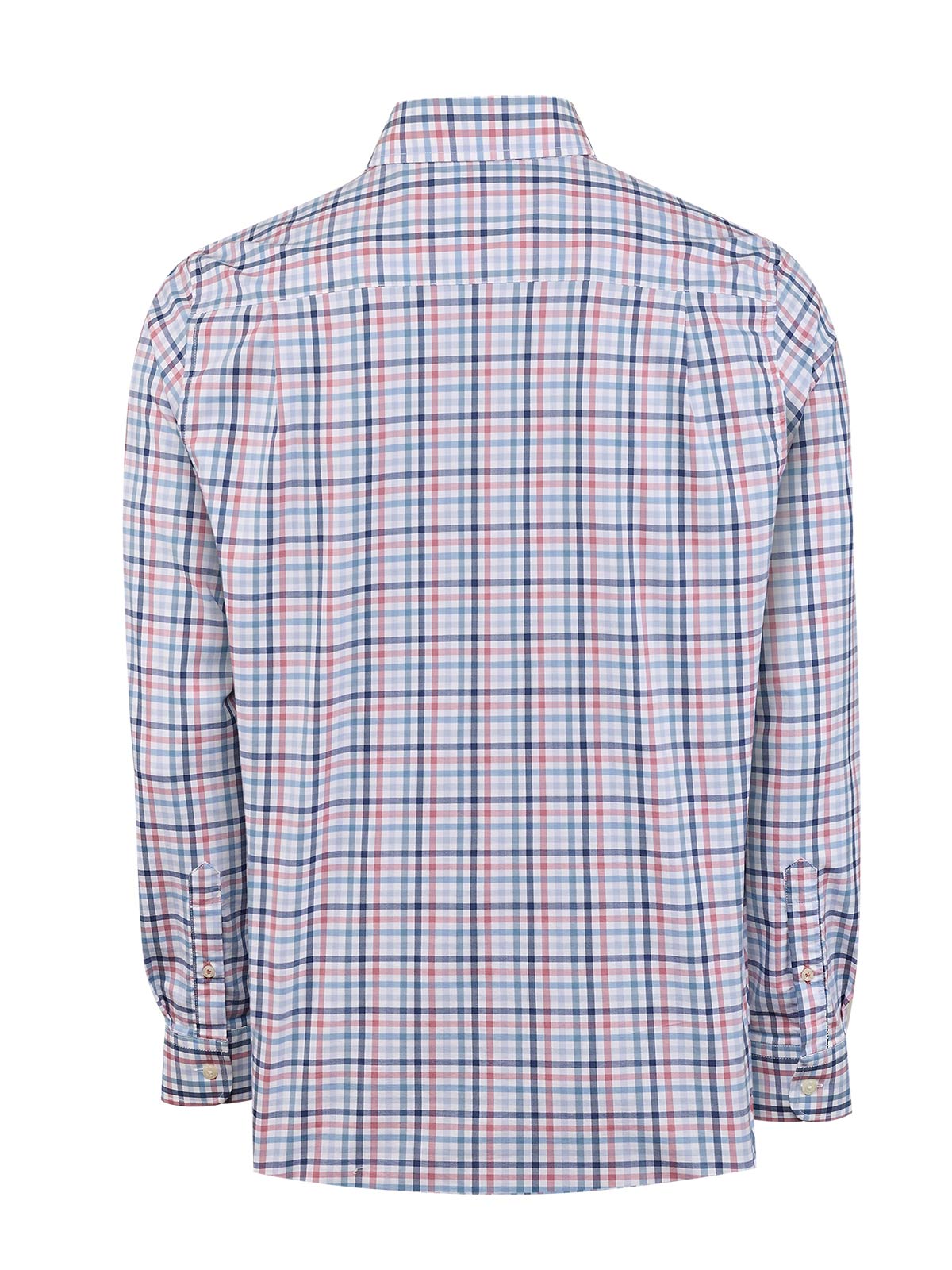 Camisa Algodón Orgánico Hombre Mild Blanco Cuadrillé Rockford
