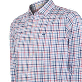 Camisa Algodón Orgánico Hombre Mild Blanco Cuadrillé Rockford