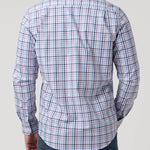 Camisa Algodón Orgánico Hombre Mild Blanco Cuadrillé Rockford