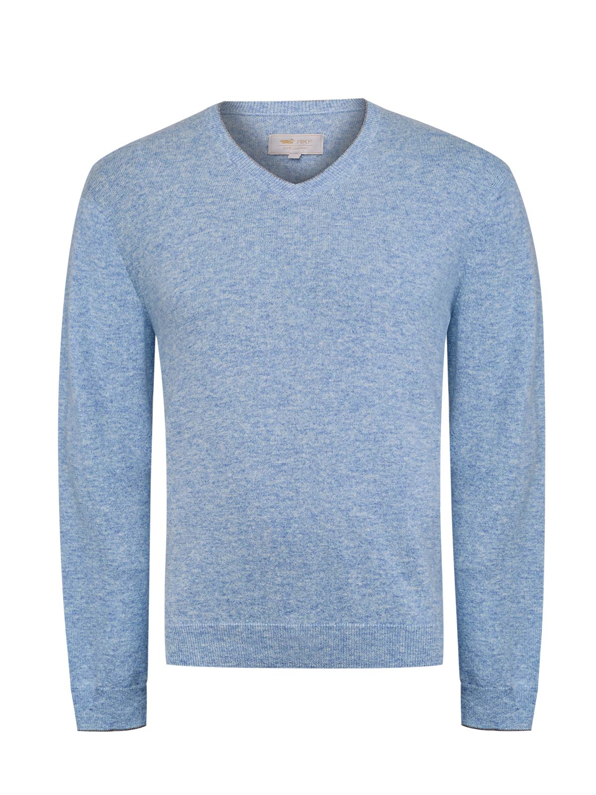 Sweater Cashemira Hombre Cash V Celeste Rockford